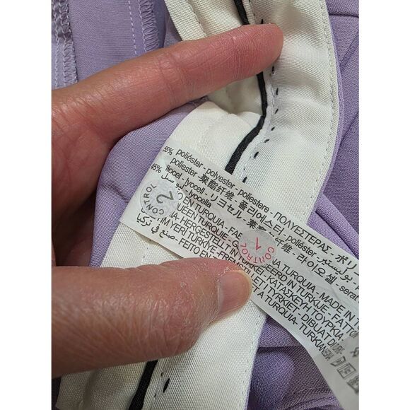 Zara Purple Full Length Pants M NWT - Picture 11 of 11